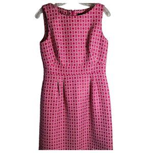 Tahari Arthur S. Levine Women's Pink & White Sleeveless Dress Size 6